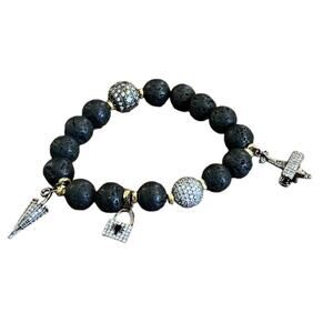 Charm Bracelet -Never Worn - Solid Great Quality